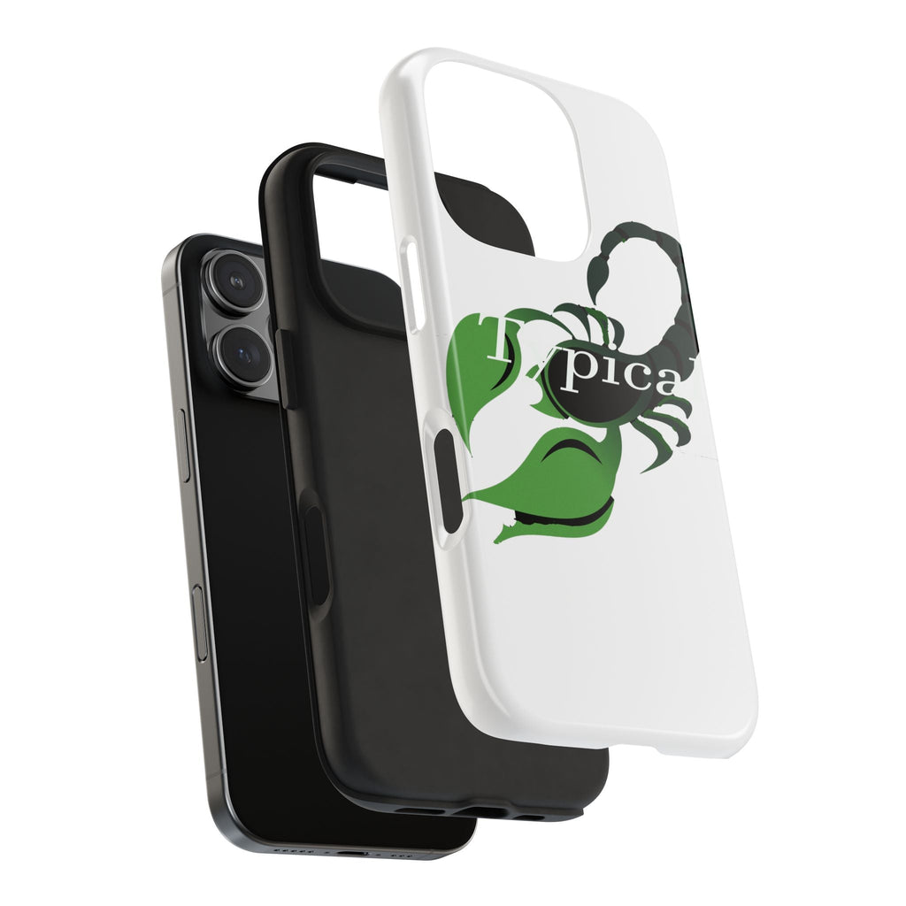Scorpio Zodiac Tough Phone Case — Green Scorpion "Typical" Design Printify Phone Case  314 Originals