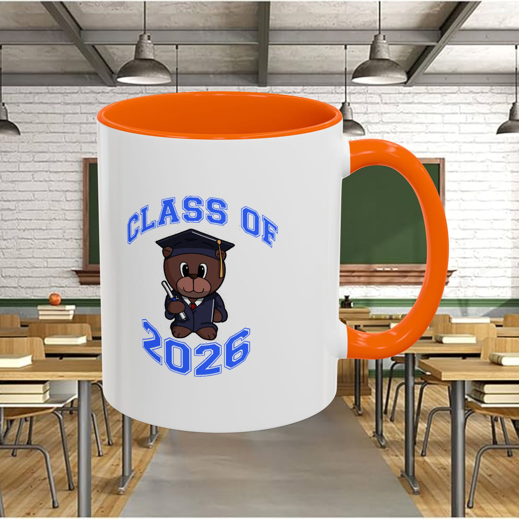 Graduation 2026 Accent Coffee Mug — Class of 2026 Grad Gift