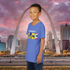 "From the Lou and I'm... Proud" St. Louis Flag Kids Shirt - 314 Originals