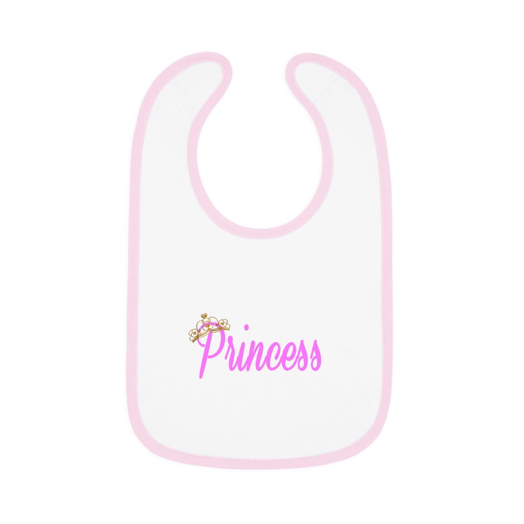 Princess Baby Bib — Contrast Trim Jersey Feeding Bib - 314 Originals