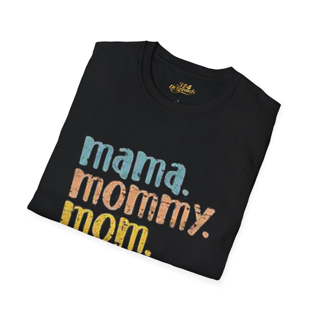 Mama Mommy Mom Bruh T-Shirt – Funny Retro Mom Graphic Tee Printify T-Shirt  314 Originals