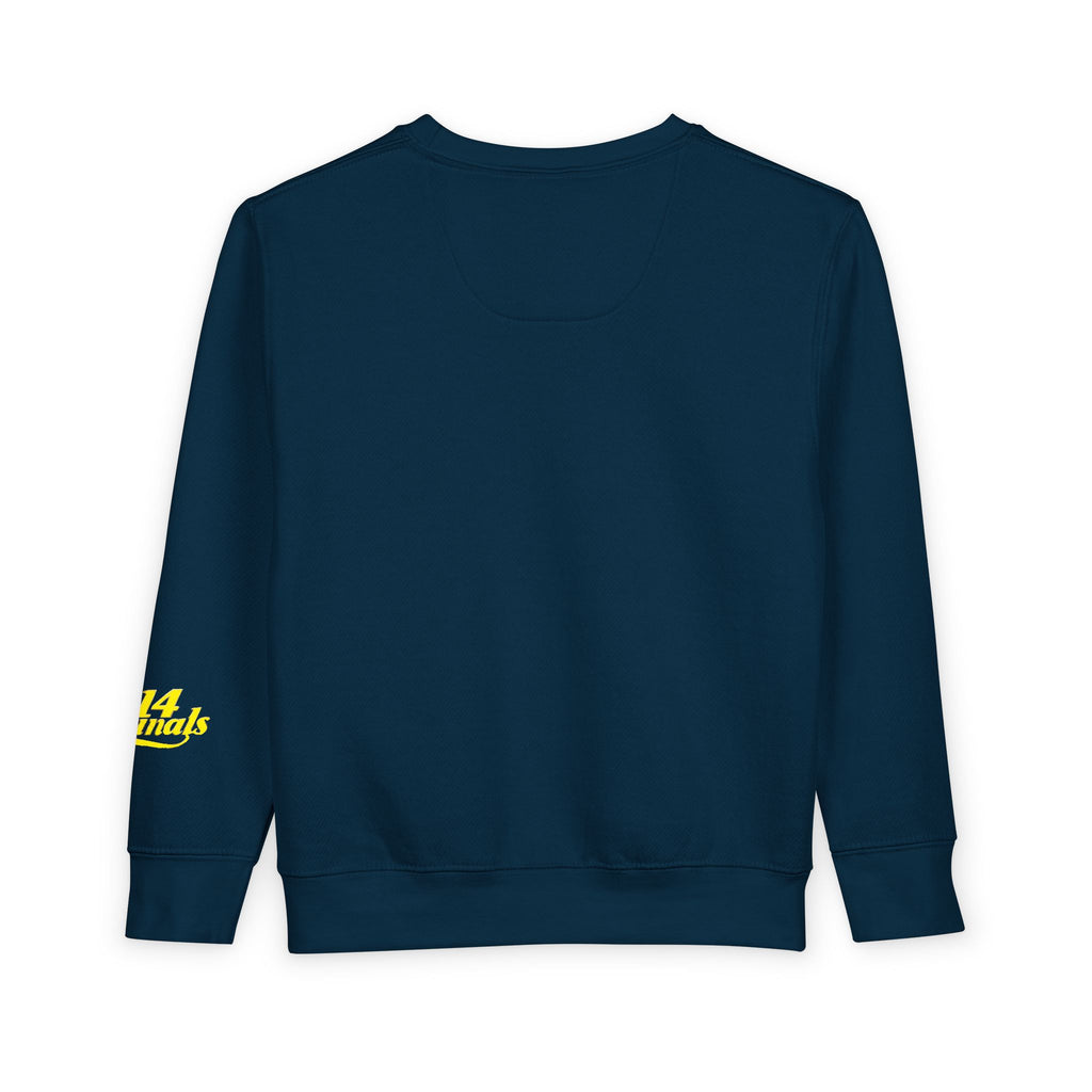 "Caution: Cuteness Overload" Kids Crewneck Toddler Sweatshirt