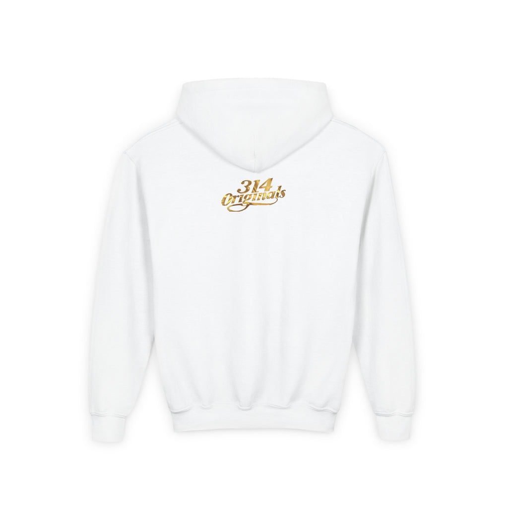 Prince Hoodie — Elegant Script with Crown & "314 Originals" Back Accent - 314 Originals