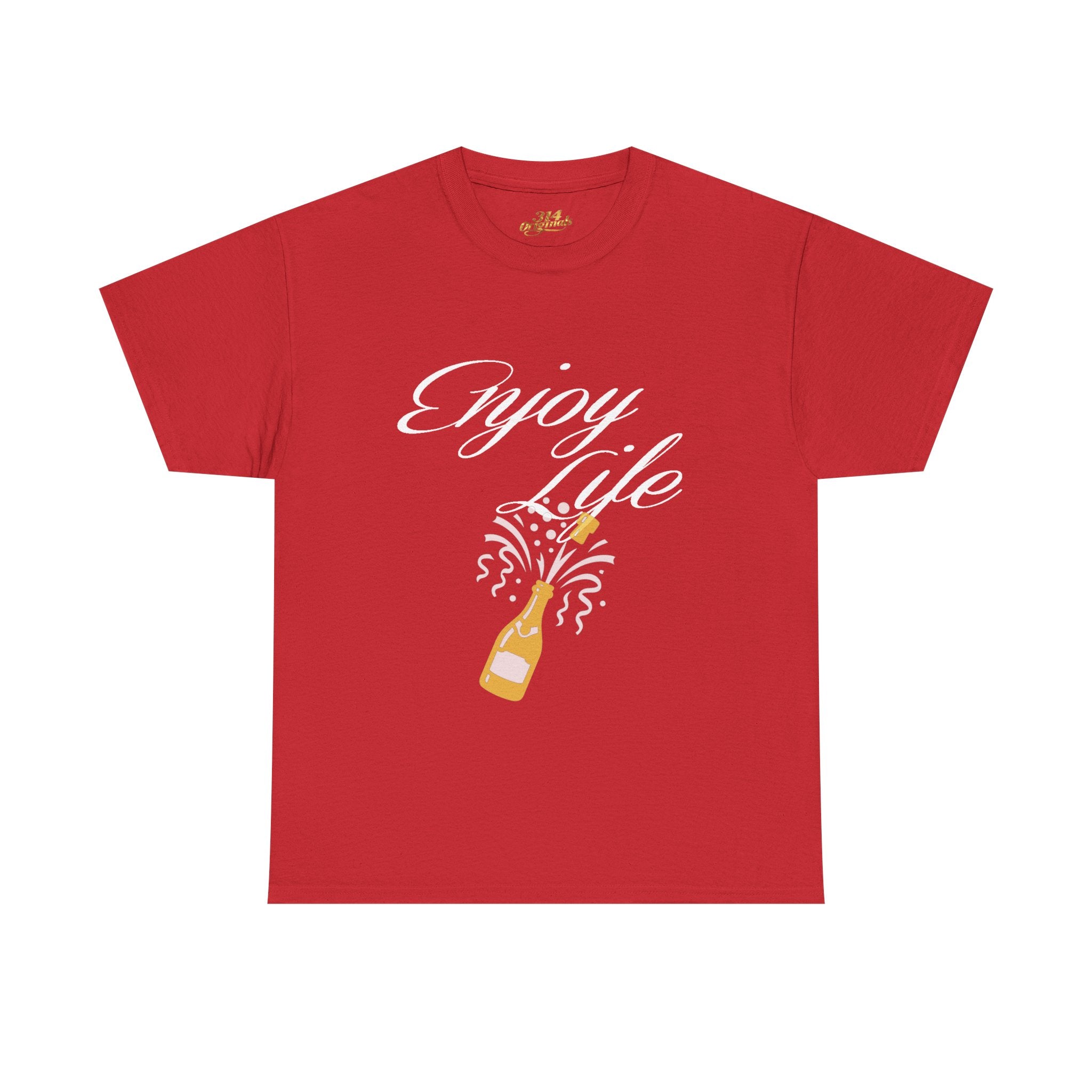 "Enjoy Life" Unisex Heavy Cotton Tee - 314 Originals