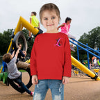 Toddler Long Sleeve Tee — Cute Ladybug Chest Design with “314 Original” Back - 314 Originals