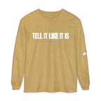 Tell It Like It Is Long Sleeve Tee — "No Scripts... No Filters... No Bullsh*t" Statement Shirt Printify Long-sleeve  314 Originals