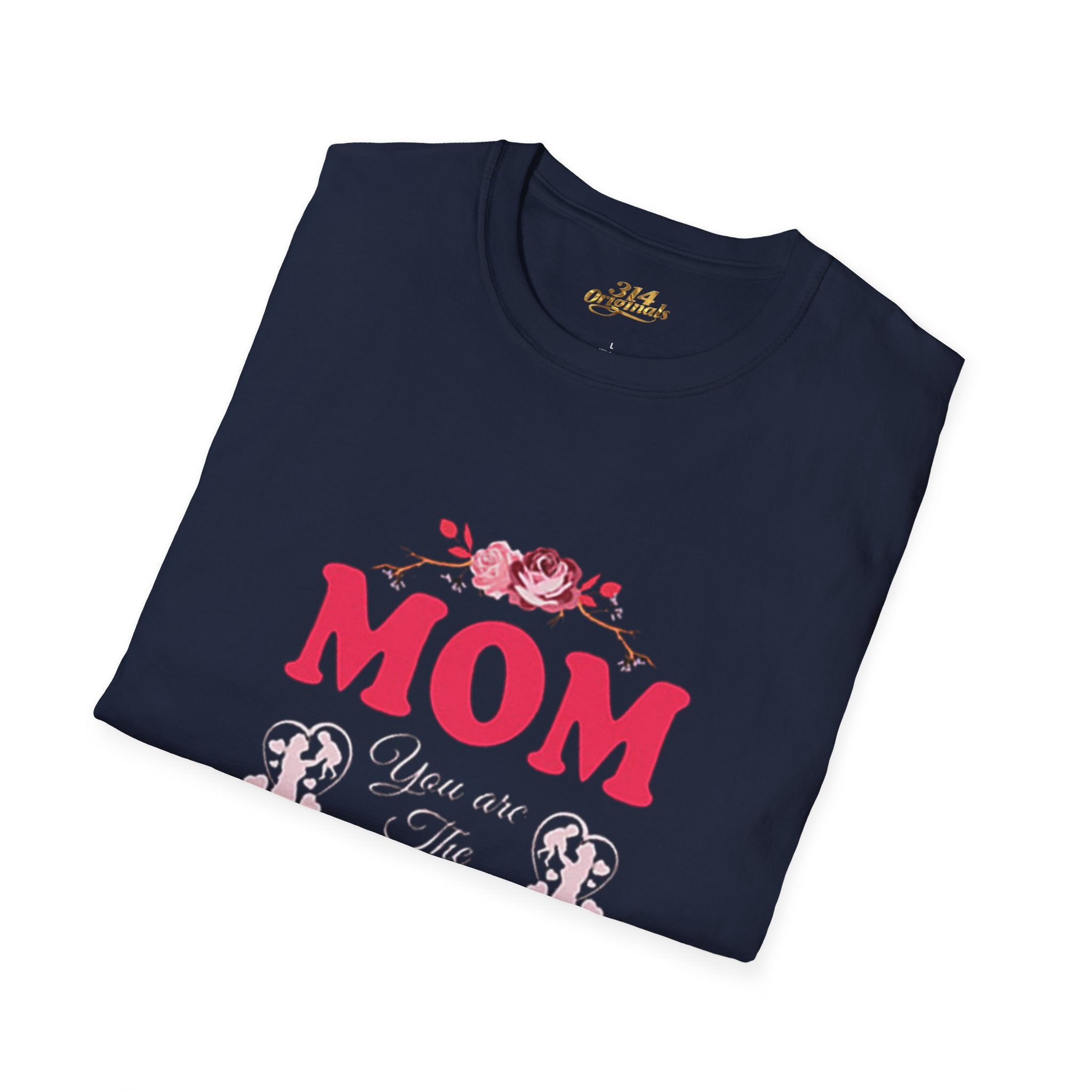 Mom You Are The Queen T‑Shirt — Floral Mother's Day Gift Printify T-Shirt  314 Originals