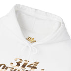 Brown Camo '314' Script Hoodie — City Pride Casual Pullover - 314 Originals