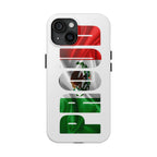 Mexico Pride Tough Phone Case — Mexican Flag Vertical 'PRIDE' Design Printify Phone Case  314 Originals