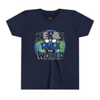 "Nerds Rule the World" Graphic Youth Girls Tee Shirt