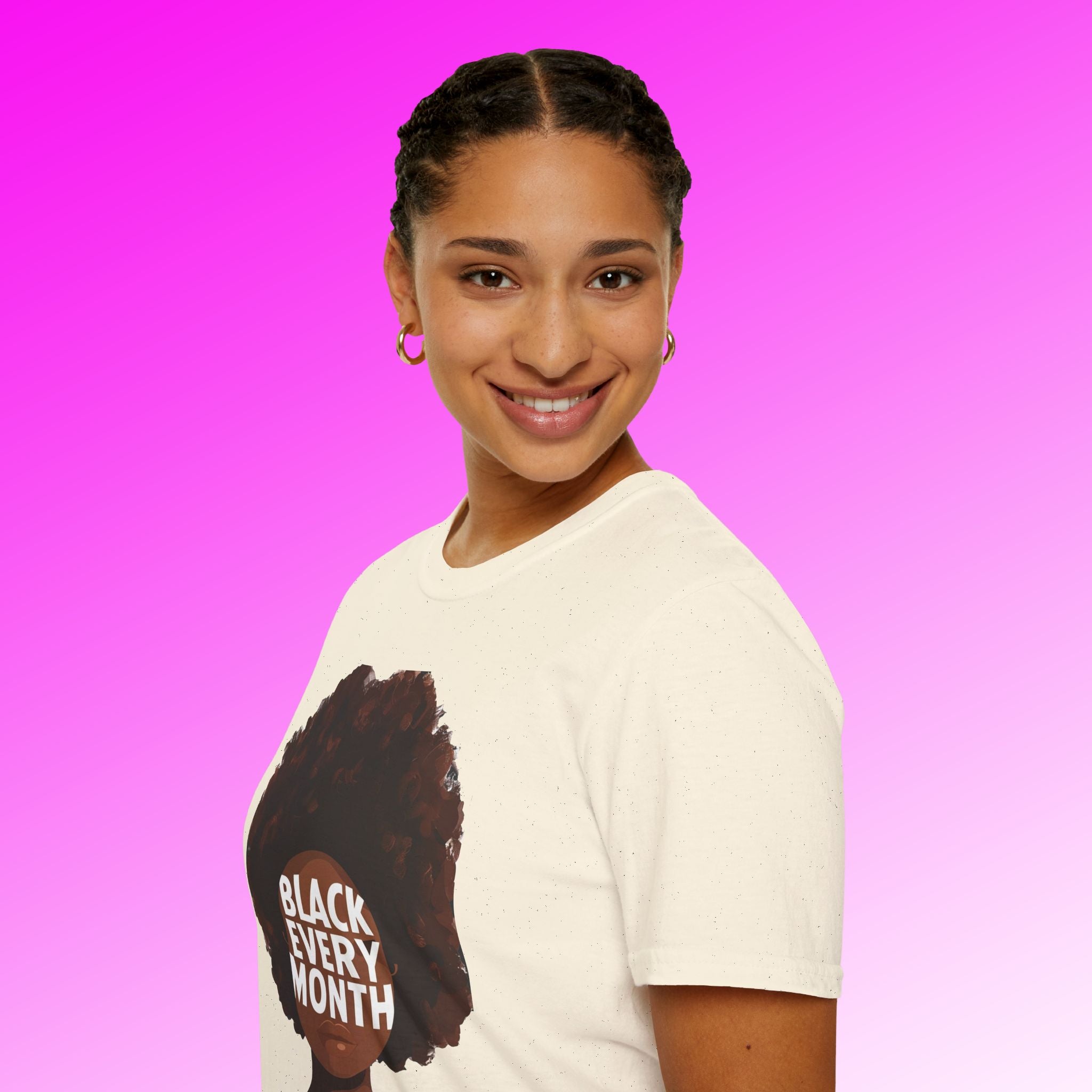 Black Every Month T-Shirt — Afrocentric Pride Graphic Tee - 314 Originals