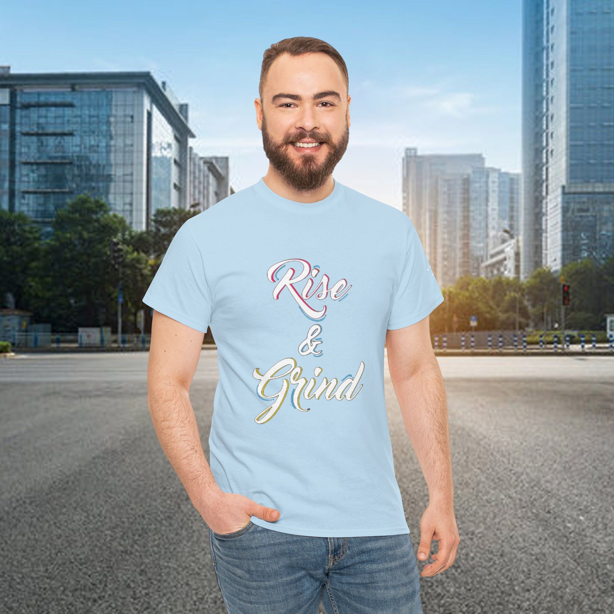 Rise & Grind T-Shirt — Motivational Graphic Tee for Hustle Mindset - 314 Originals