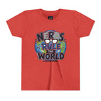 "Nerds Rule the World" Graphic Youth Girls Tee Shirt