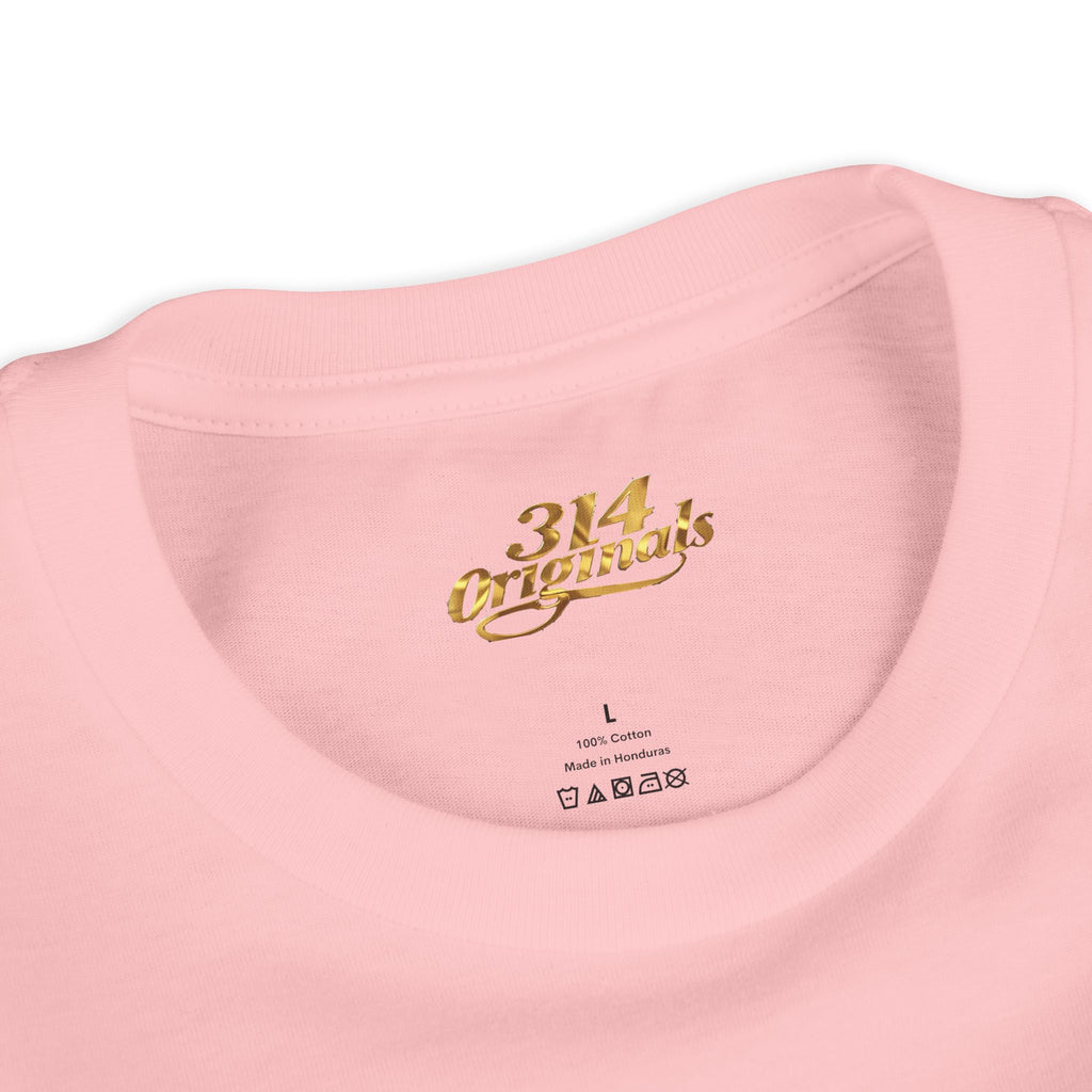 Girl's "Favorite Kid" Retro Yellow & Green Graphic T-Shirt