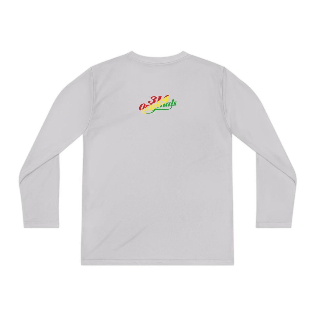 "Mom's Favorite Kid" Youth Long Sleeve Tee — Colorful Retro Graphic - 314 Originals