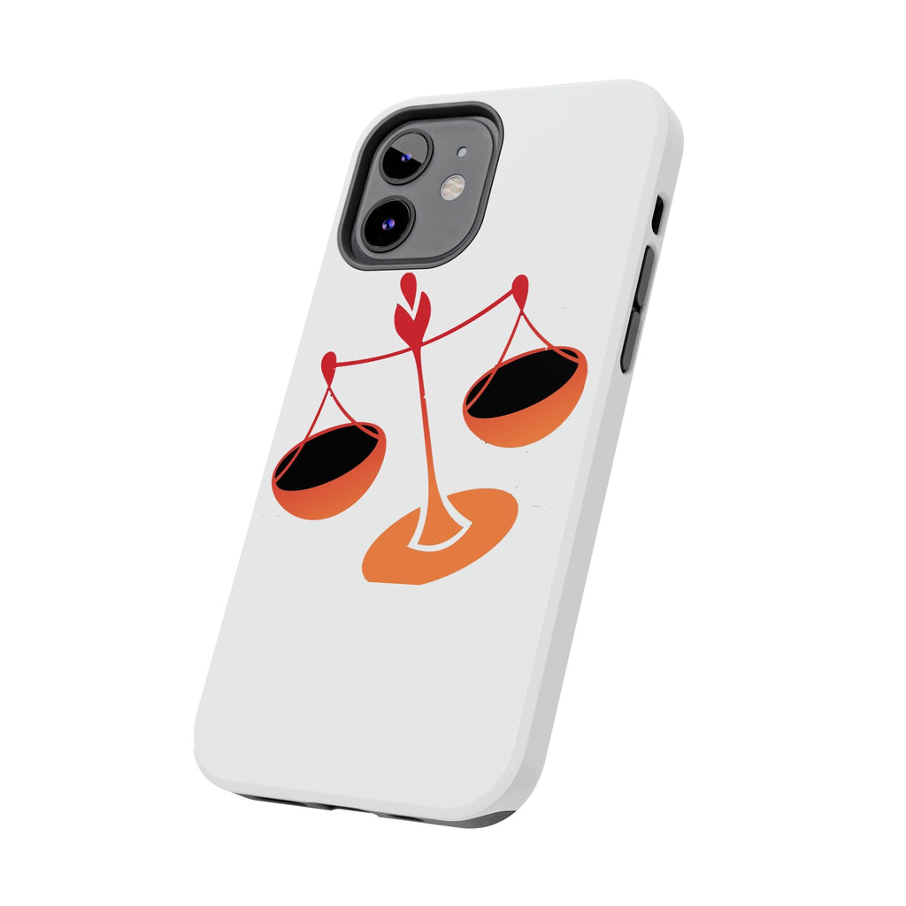 Libra Scales Phone Case — Zodiac Balance Tough Protective Cover Printify Phone Case  314 Originals