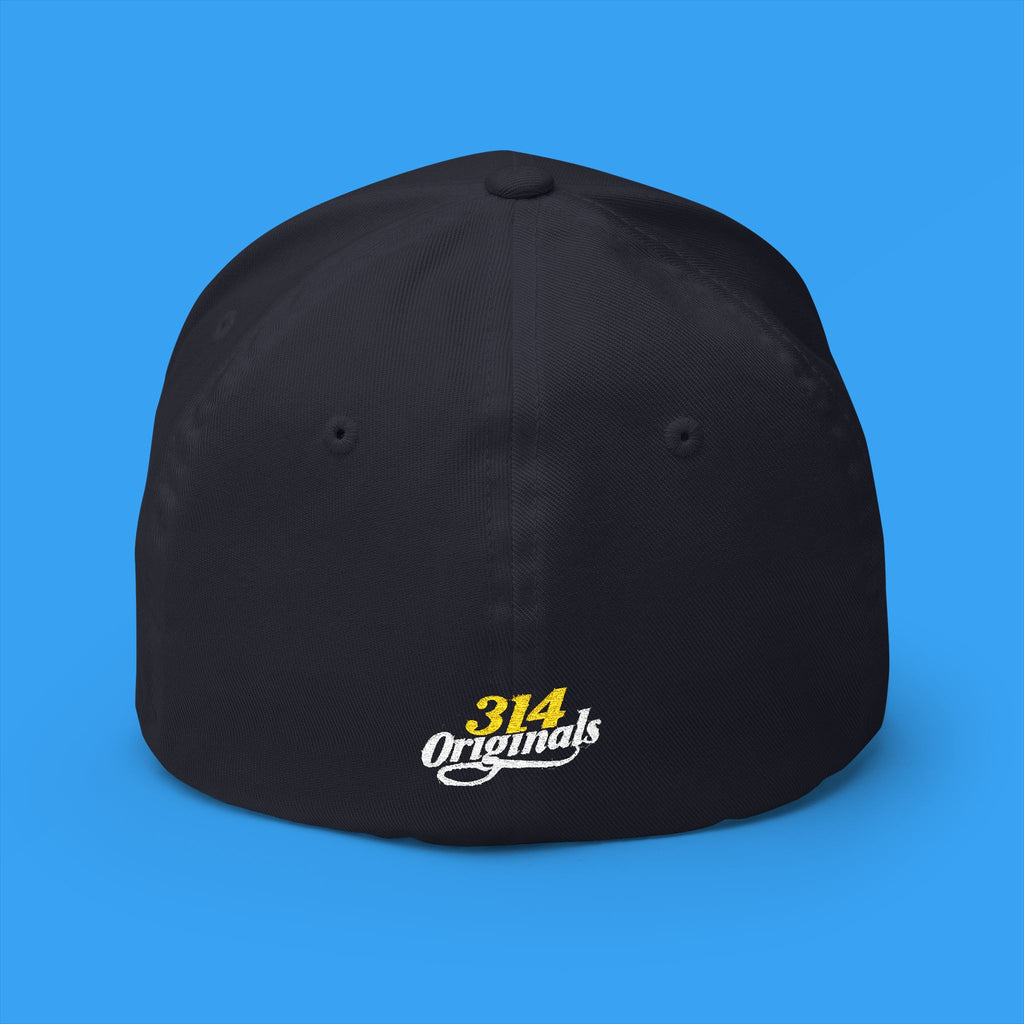 King's Gear Embroidered Crown Script Cap — 314 Original Closed-Back Structured Hat - 314 Originals