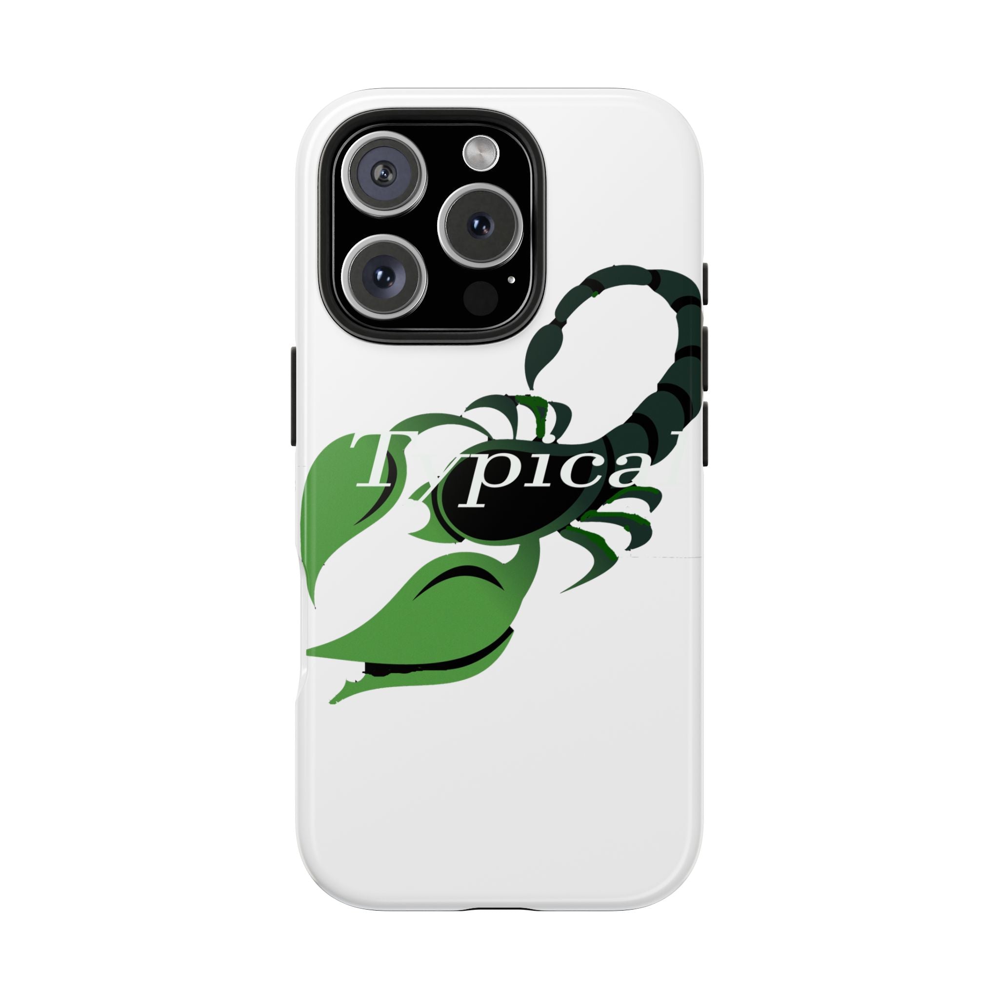 Scorpio Zodiac Tough Phone Case — Green Scorpion "Typical" Design Printify Phone Case  314 Originals
