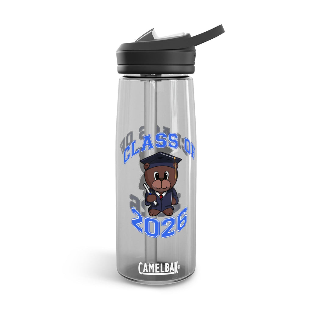 Class of 2026 Graduation Bear Design Water Bottle
