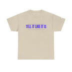 Tell It Like It Is Podcast — Bold Statement Graphic T‑Shirt ("No Scripts… No Filters… No Bullsh*t") Printify T-Shirt  314 Originals