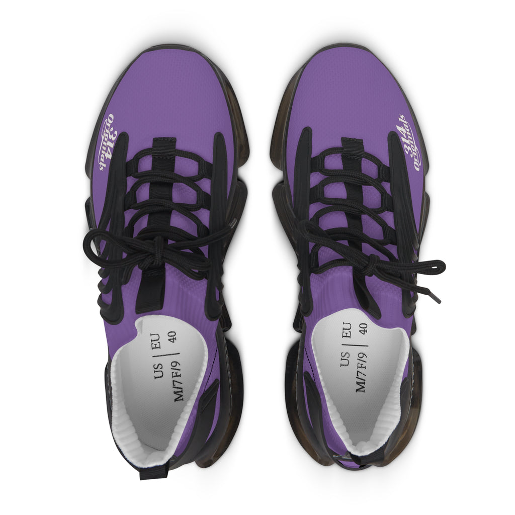 Women's Light Purple Mesh Sneakers — Lightweight Athletic Running Shoes with '314 Originals' Accent - 314 Originals