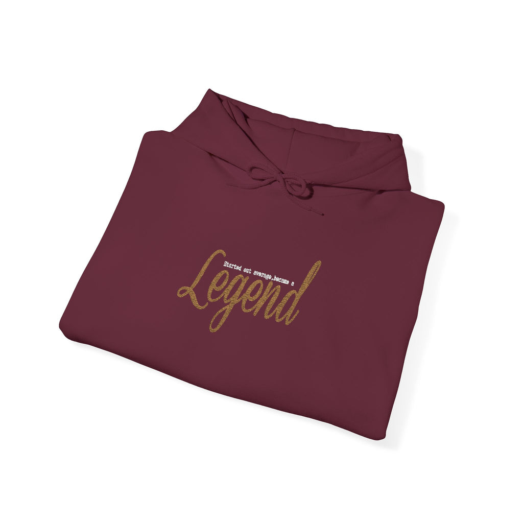 Legend Script Hoodie-Cozy Pullover with Gold Text - 314 Originals