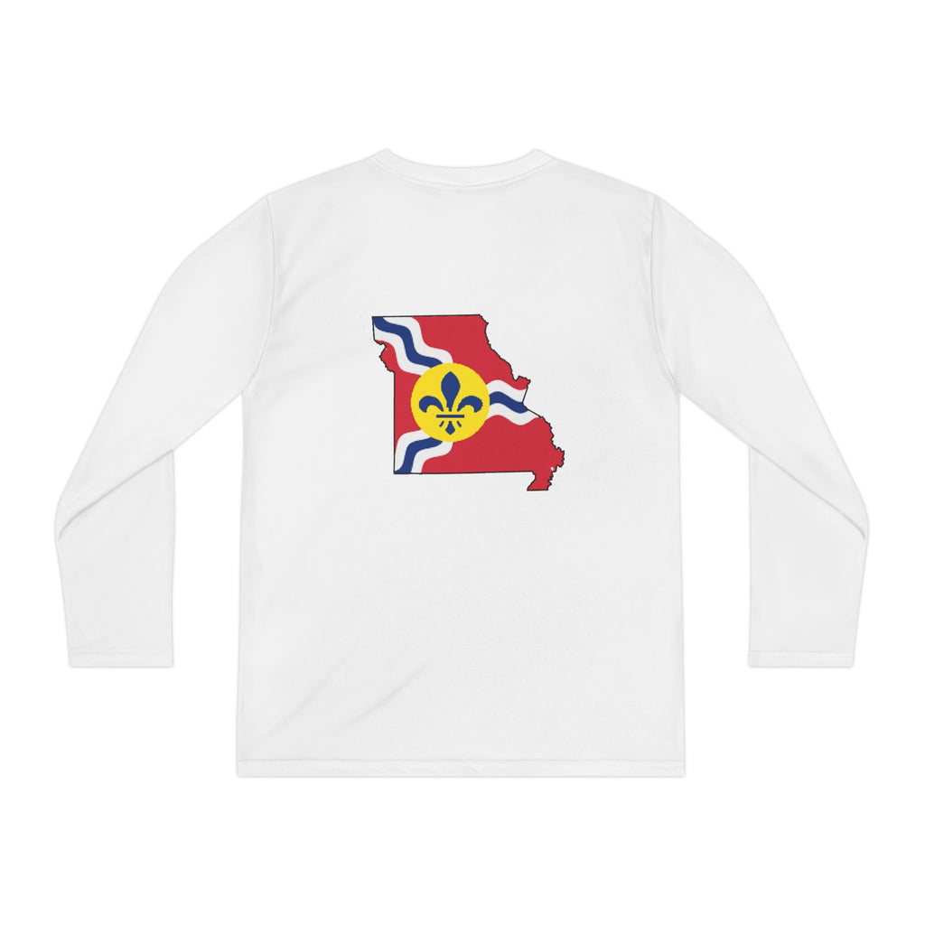 Missouri State Flag Youth Long Sleeve Tee