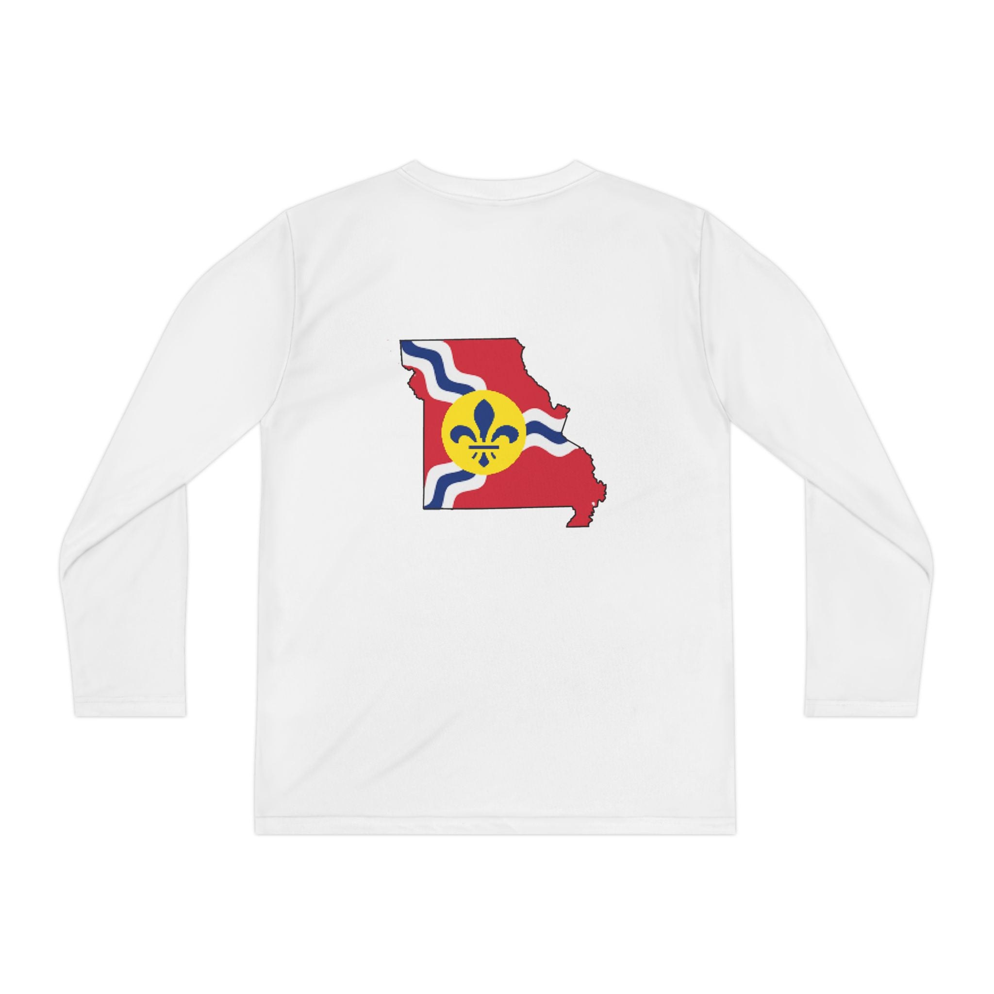 Missouri State Flag Youth Long Sleeve Tee