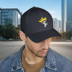 King's Gear Embroidered Crown Script Cap — 314 Original Closed-Back Structured Hat - 314 Originals