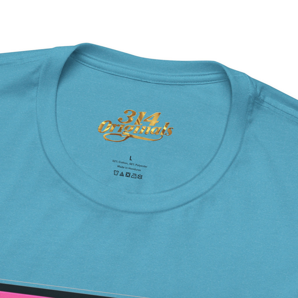 Super Sassy Tee — Pink & Yellow S Badge Graphic T-Shirt Printify T-Shirt  314 Originals