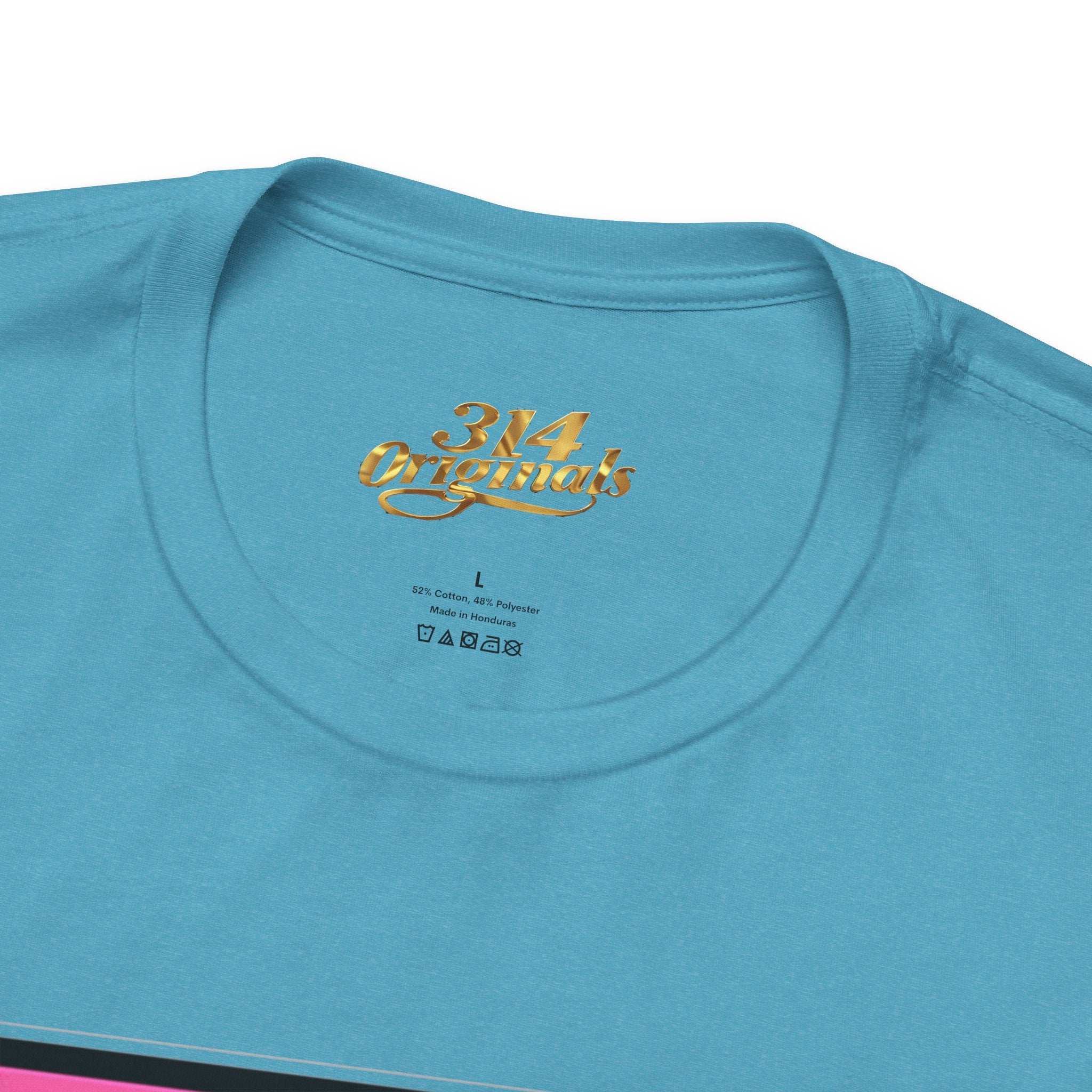 Super Sassy Tee — Pink & Yellow S Badge Graphic T-Shirt Printify T-Shirt  314 Originals