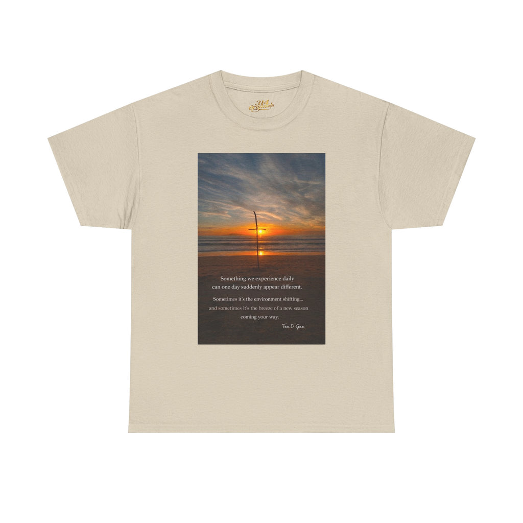 Sunset Beach Quote T‑Shirt — Inspirational Ocean Sunrise Tee - 314 Originals