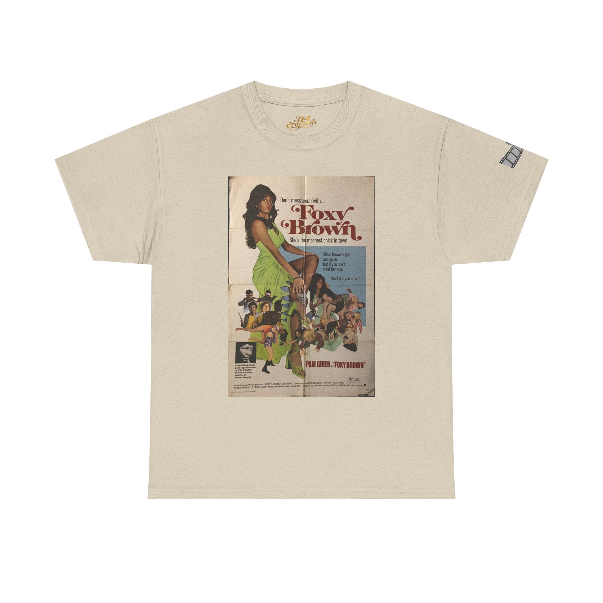 Foxy Brown Vintage Movie Poster Tee Printify T-Shirt  314 Originals