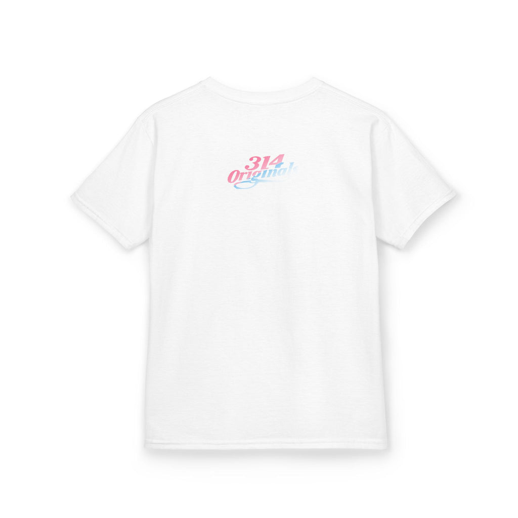 "Baby Girl" Pastel Script Shirt - 314 Originals