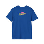 Queen Q Crown T‑Shirt — Pink & Gold Heart Logo Tee