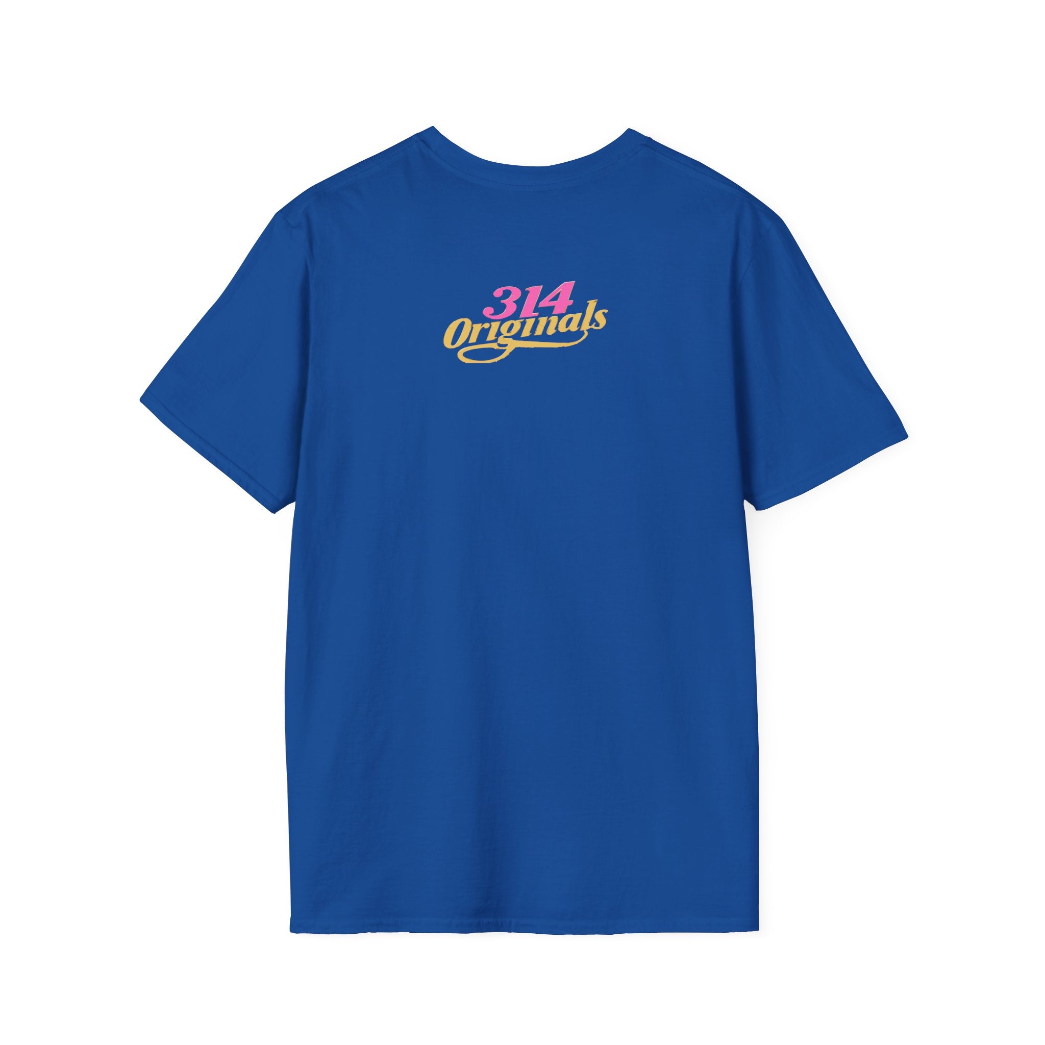 Queen Q Crown T‑Shirt — Pink & Gold Heart Logo Tee