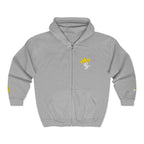 King's Gear Zip Hoodie — Full‑Zip with Gold Crown Emblem - 314 Originals