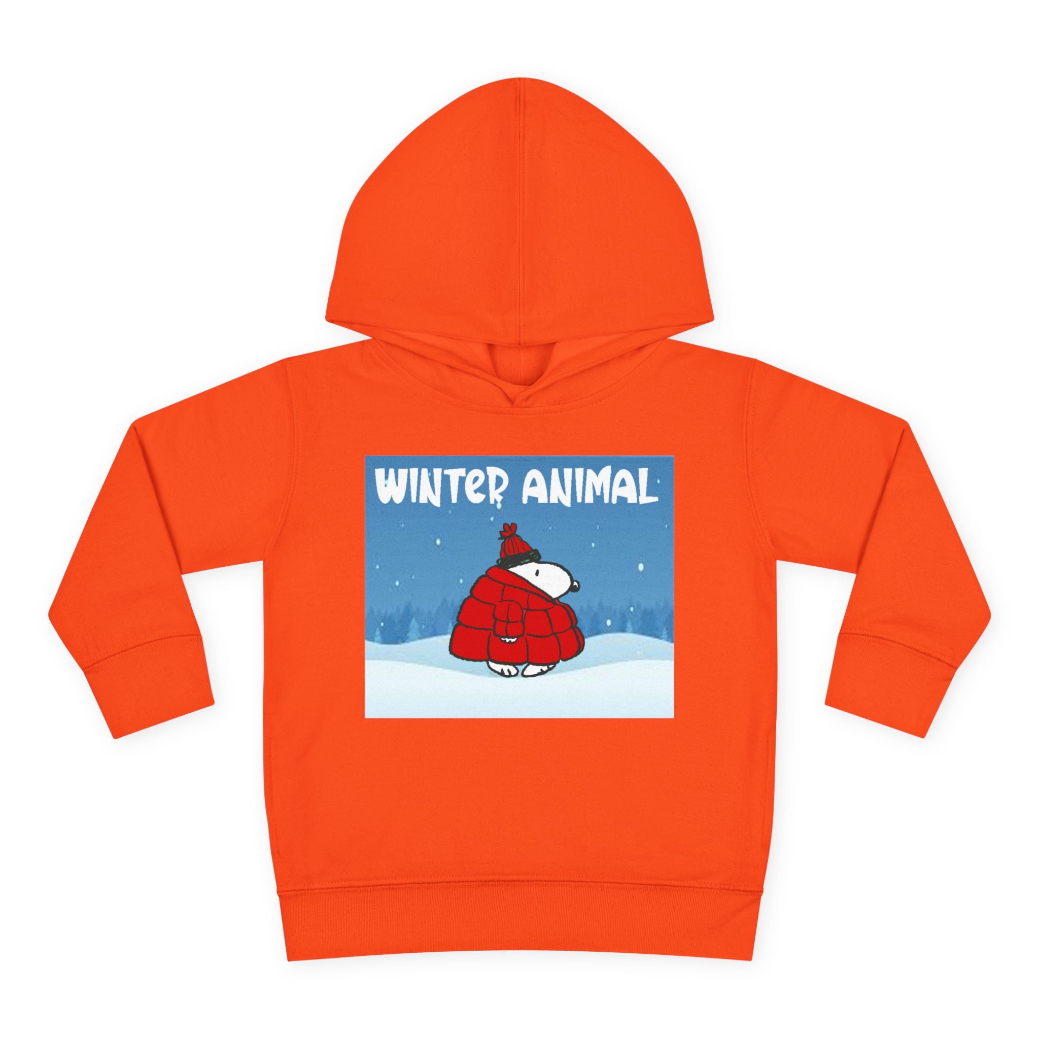 "Winter Animal" Toddler Hoodie Pullover - 314 Originals