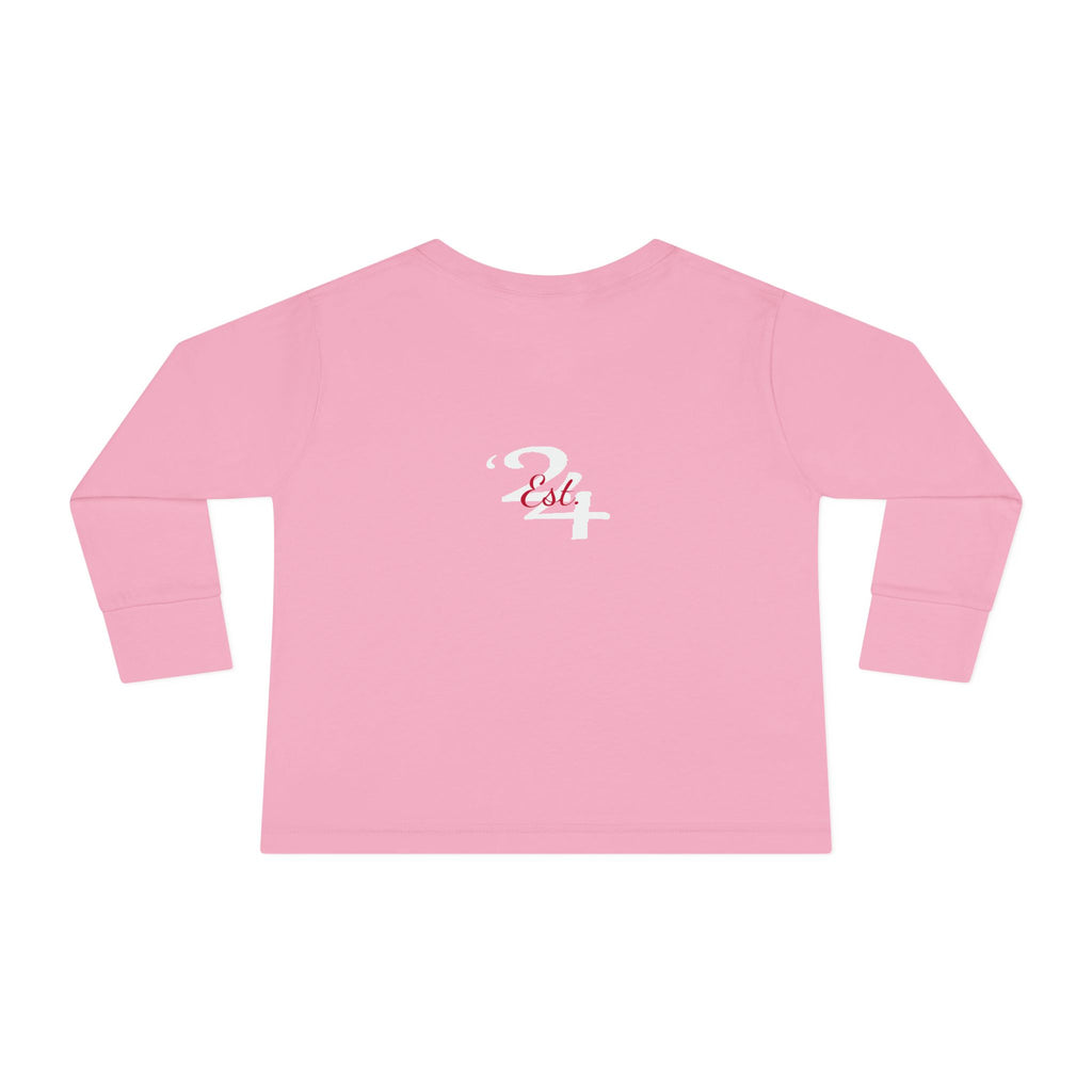 Toddler Long Sleeve Tee — "314 Originals" Retro Script Kids Shirt - 314 Originals