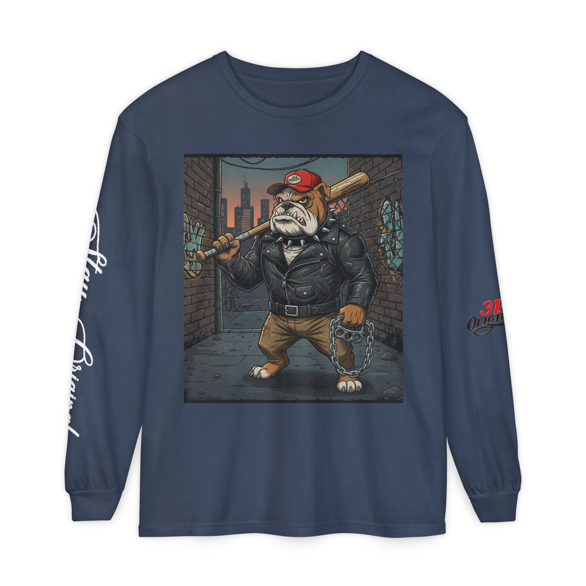Stay Original Bulldog Brawler Long Sleeve T‑Shirt - 314 Originals
