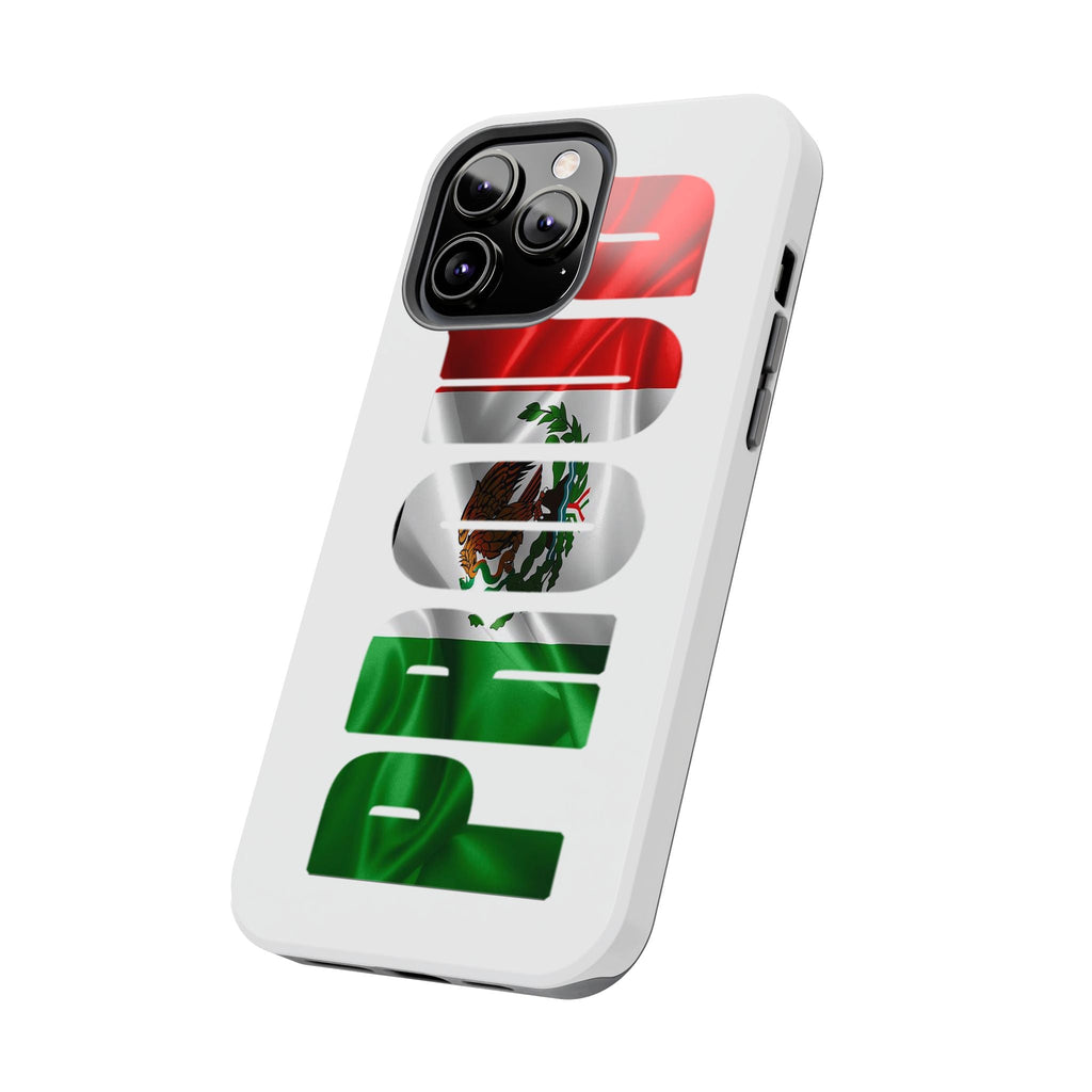 Mexico Pride Tough Phone Case — Mexican Flag Vertical 'PRIDE' Design Printify Phone Case  314 Originals