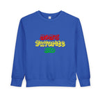 Mom's Favorite Kid Toddler Sweatshirt — Colorful Retro Rasta Kids Pullover - 314 Originals