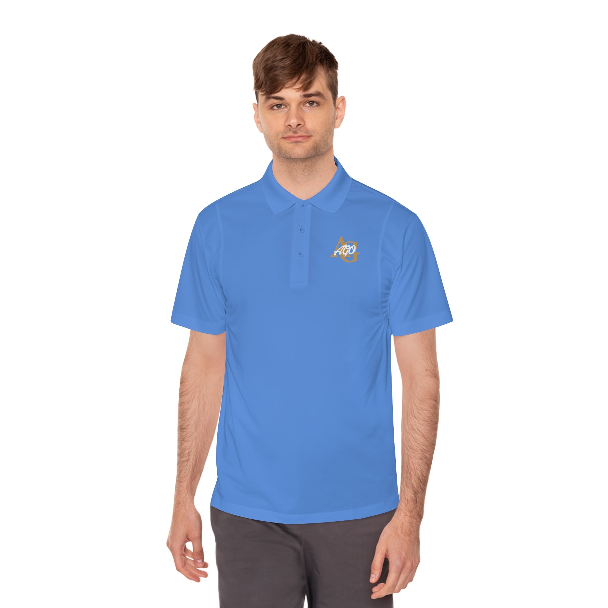 AGO Men's Sport Polo Shirt — Embroidered Logo Performance Golf Polo - 314 Originals