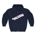 #Sweat à capuche zippé rose « Baddie » — Sweat à capuche graphique streetwear tendance