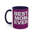 Best. Mom. Ever. Purple Accent Coffee Mug Printify Mug  314 Originals