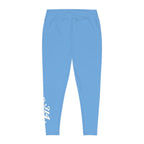 light Blue Plus Size Leggings — Subtle Side Script Graphic, Comfortable Everyday Activewear - 314 Originals