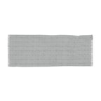 Grey Knit Scarf with Subtle Repeating Pattern — Lightweight Everyday Accessory - 314 Originals