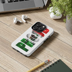 Mexico Pride Tough Phone Case — Mexican Flag Vertical 'PRIDE' Design Printify Phone Case  314 Originals