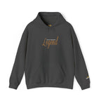 Legend Script Hoodie-Cozy Pullover with Gold Text - 314 Originals