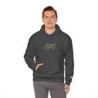 Legend Script Hoodie-Cozy Pullover with Gold Text - 314 Originals